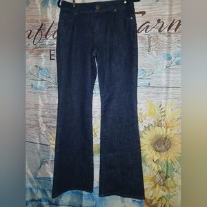 CAbi Dark Indigo Flare Jeans